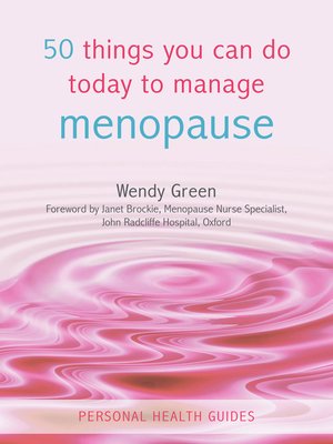 50 Things You Can Do Today to Manage Menopause - ebook